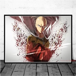 Toile One Punch Man - Bloody Saitama
