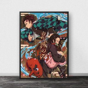 Toile Demon Slayer - Nezuko & Tanjiro