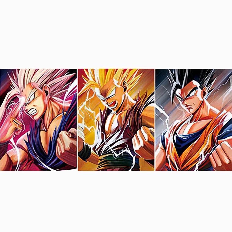Poster réticulaire 3D DBZ – Gohan