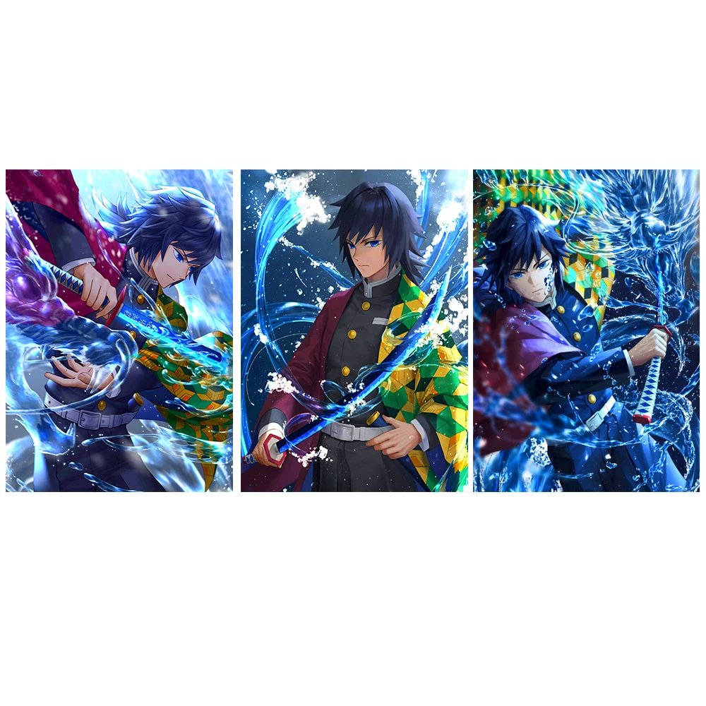 Poster réticulaire 3D Demon Slayer –  Gyu Tomioka