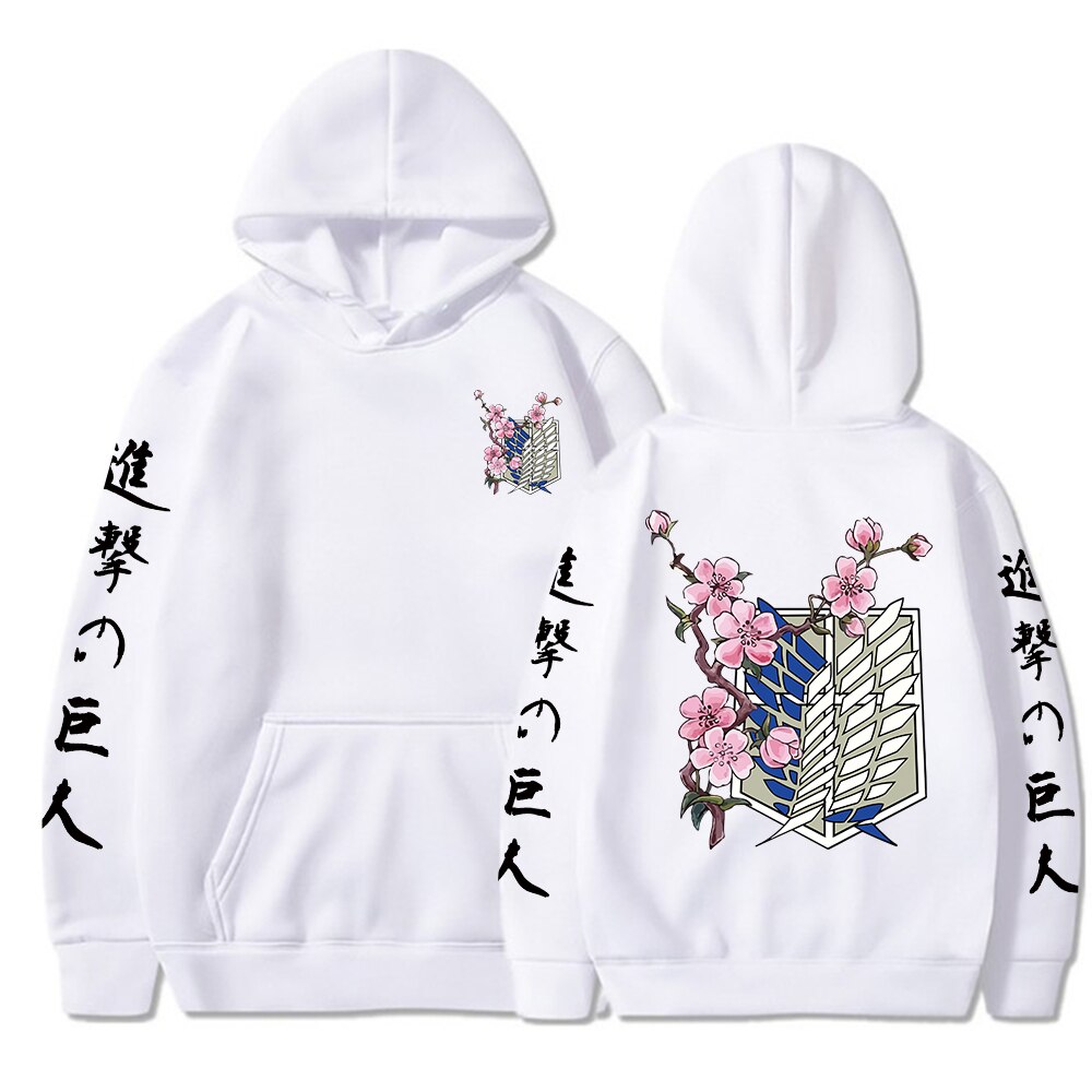 Hoodie L&rsquo;attaque des Titans – Blanc