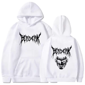 Hoodie Berserk - Guts Blanc