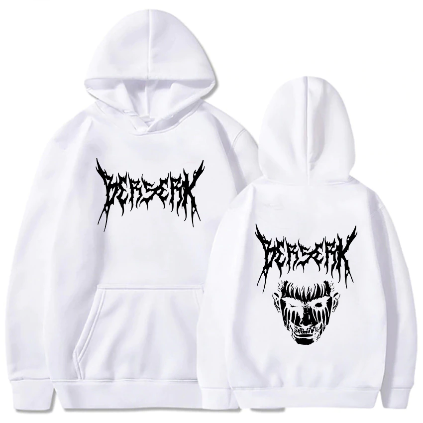Hoodie Berserk – Guts Blanc