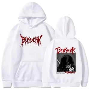 Hoodie Berserk - Guts Blanc