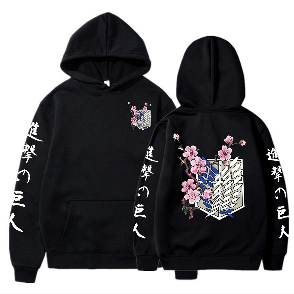 Hoodie L&rsquo;attaque des Titans – Noir