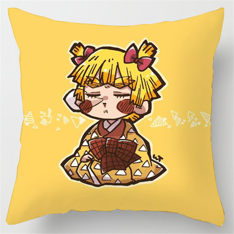 Housse de coussin 45*45 Demon Slayer – Zenitsu
