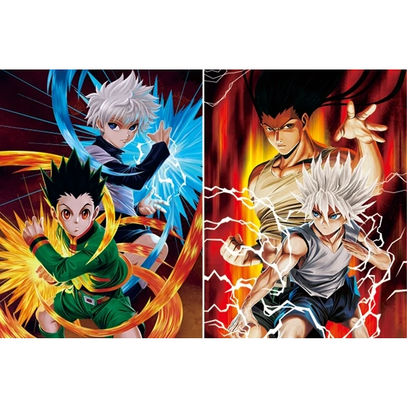 Poster réticulaire 3D Hunter x Hunter – Kirua & Gon
