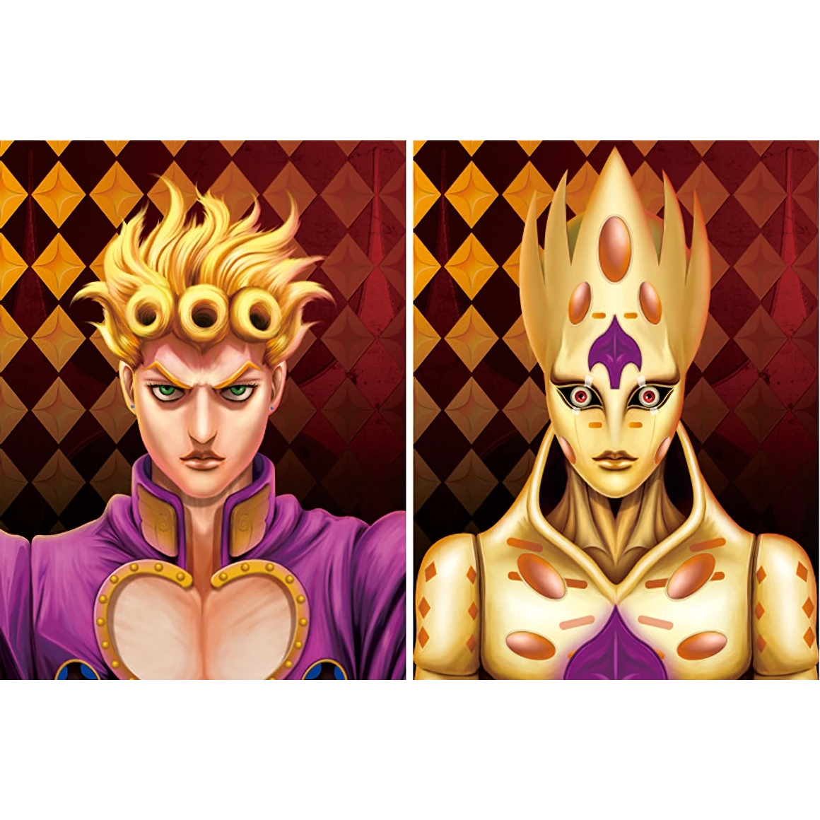 Poster réticulaire 3D Jojo&rsquo;s Bizarre Adventure – Giorno Giovanna