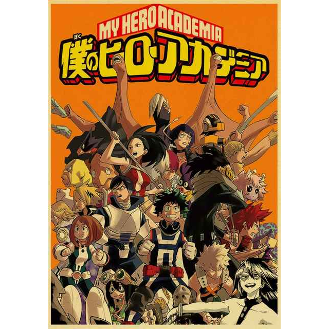 Poster Vintage 42*30 My Hero Academia