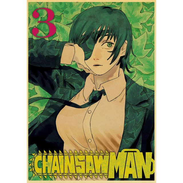 Poster Vintage 42*30 Chainsawman –  Tome 3