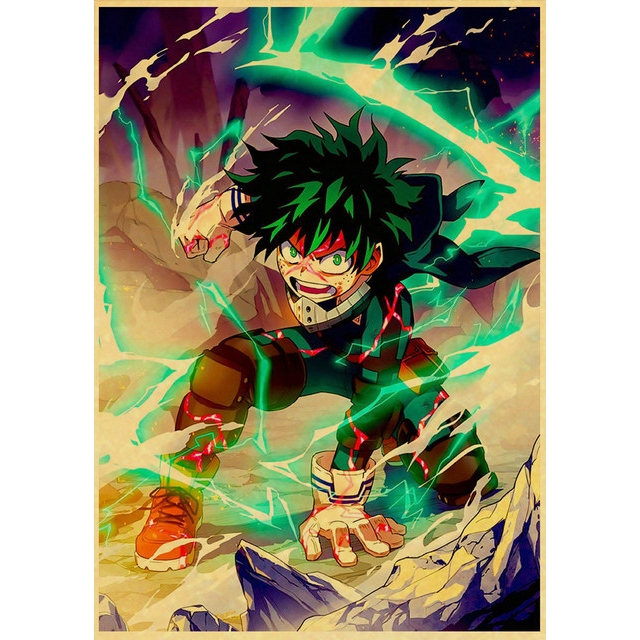 Poster Vintage 42*30 My Hero Academia – Midorya Izuku