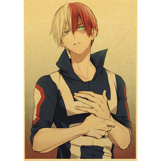 Poster Vintage 42*30 My Hero Academia – Shoto Todoroki