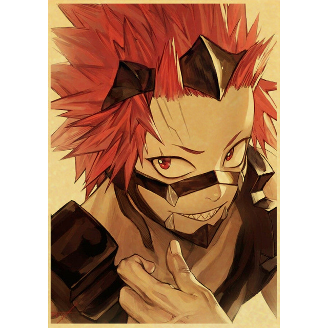 Poster Vintage 42*30 My Hero Academia – Eijiro Kirishima