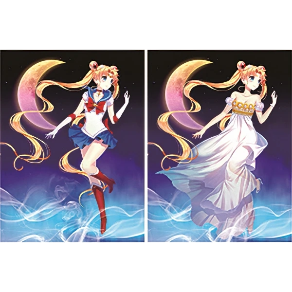Poster réticulaire 3D Sailor Moon