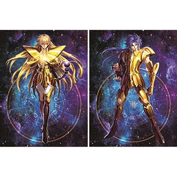 Poster réticulaire 3D Saint Seiya