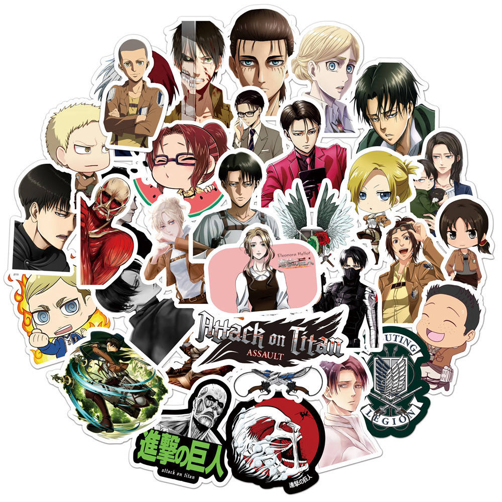 Stickers L&rsquo;attaque des Titans * 50