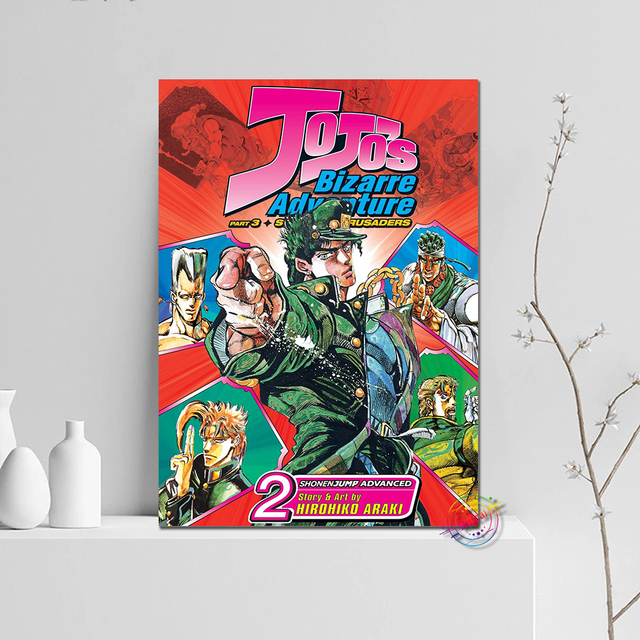 Toile Jojo&rsquo;s Bizarre Adventure – Stardust Crusader
