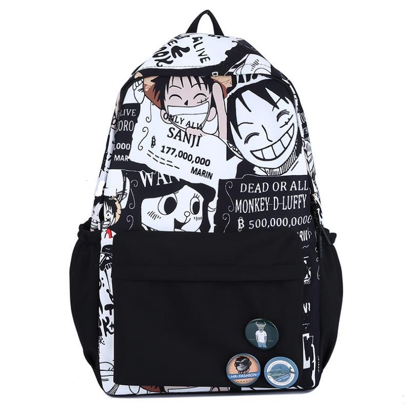 Sac à dos One Piece – imprimés N&b et couleur