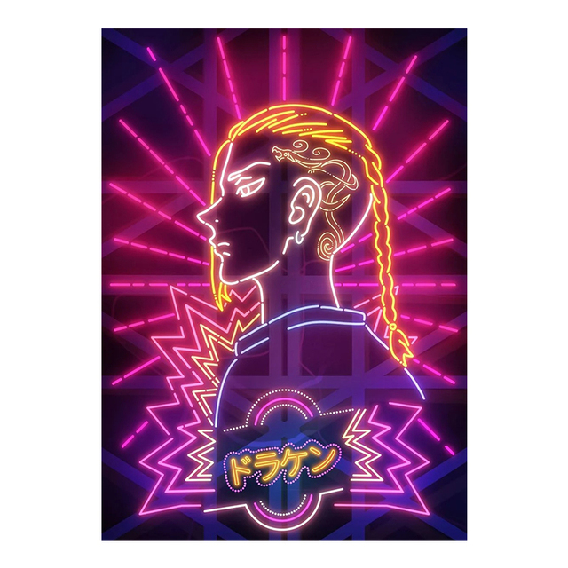 Toile Neon Tokyo Revenger – Draken