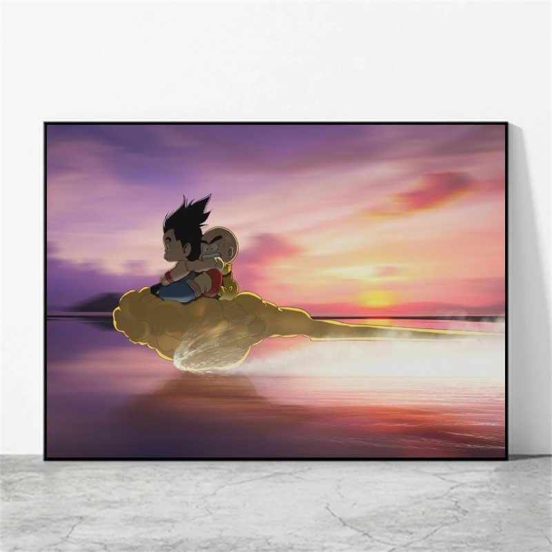 Toile Dragon Ball  – Goku & Krillin