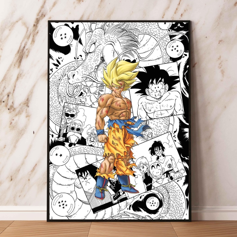 Toile Dragon Ball Z – Goku Super Sayen