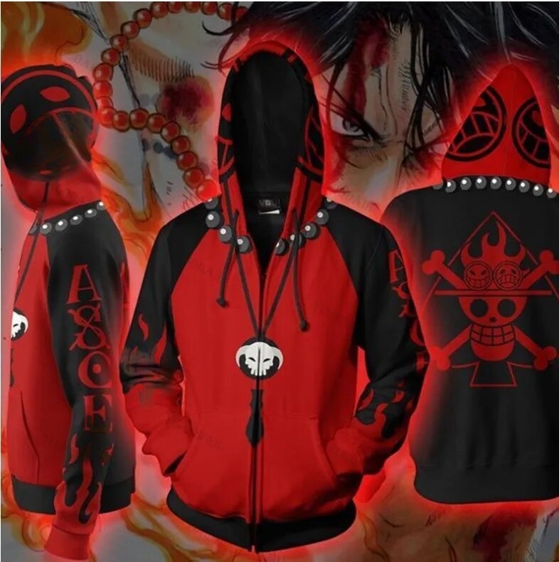 Hoodie One Piece – Ace