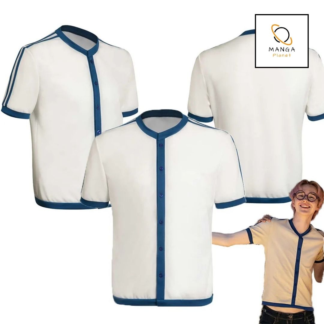Cosplay One Piece – T Shirt de la marine de Coby