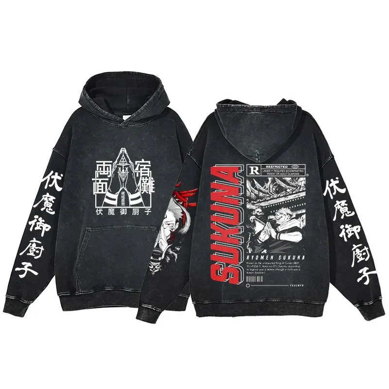 Hoodie Jujutsu Kaisen – Sukuna
