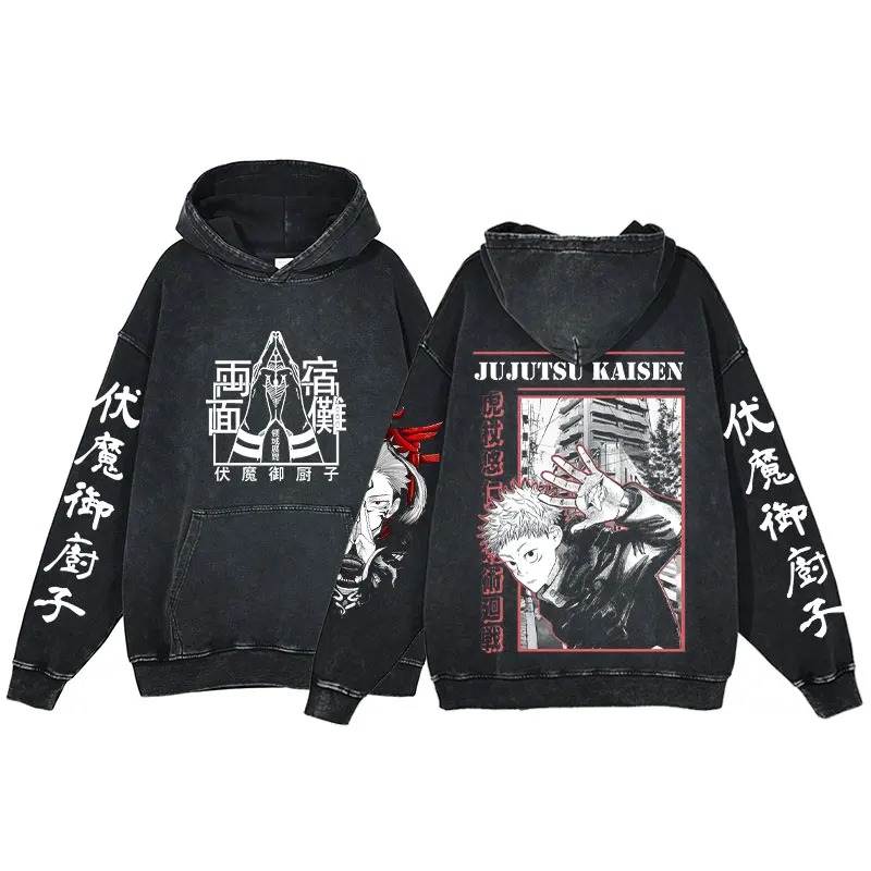 Hoodie Jujutsu Kaisen – Yuji Itadori