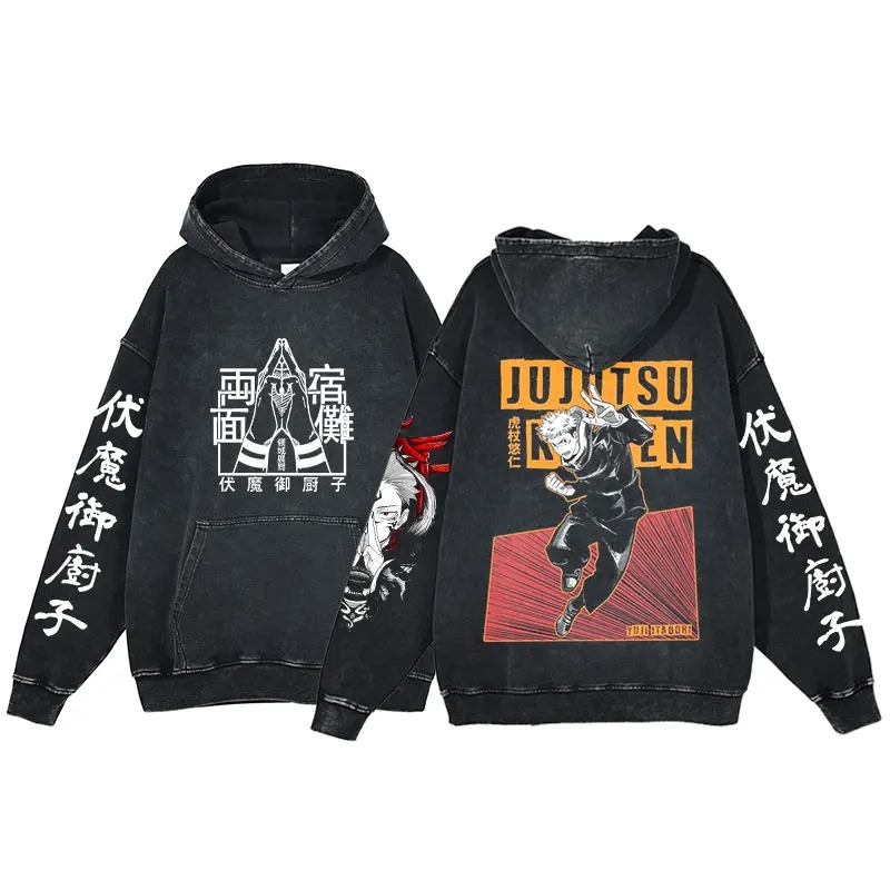 Hoodie Jujutsu Kaisen – Yuji Itadori