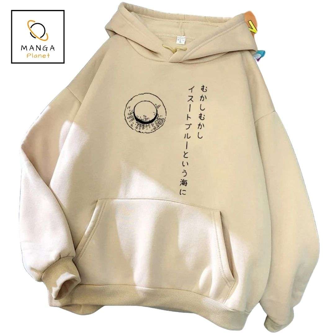 Hoodie One Piece – Chapeau de paille