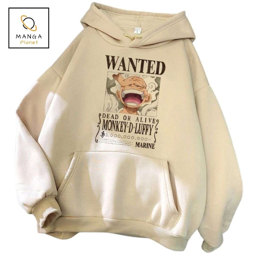 Hoodie One Piece – Wanted Luffy Gear 5