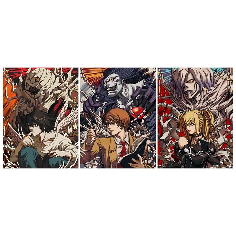 Poster réticulaire 3D Death Note