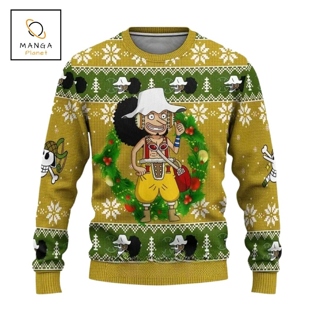 Sweat de noel One Piece- Ussop