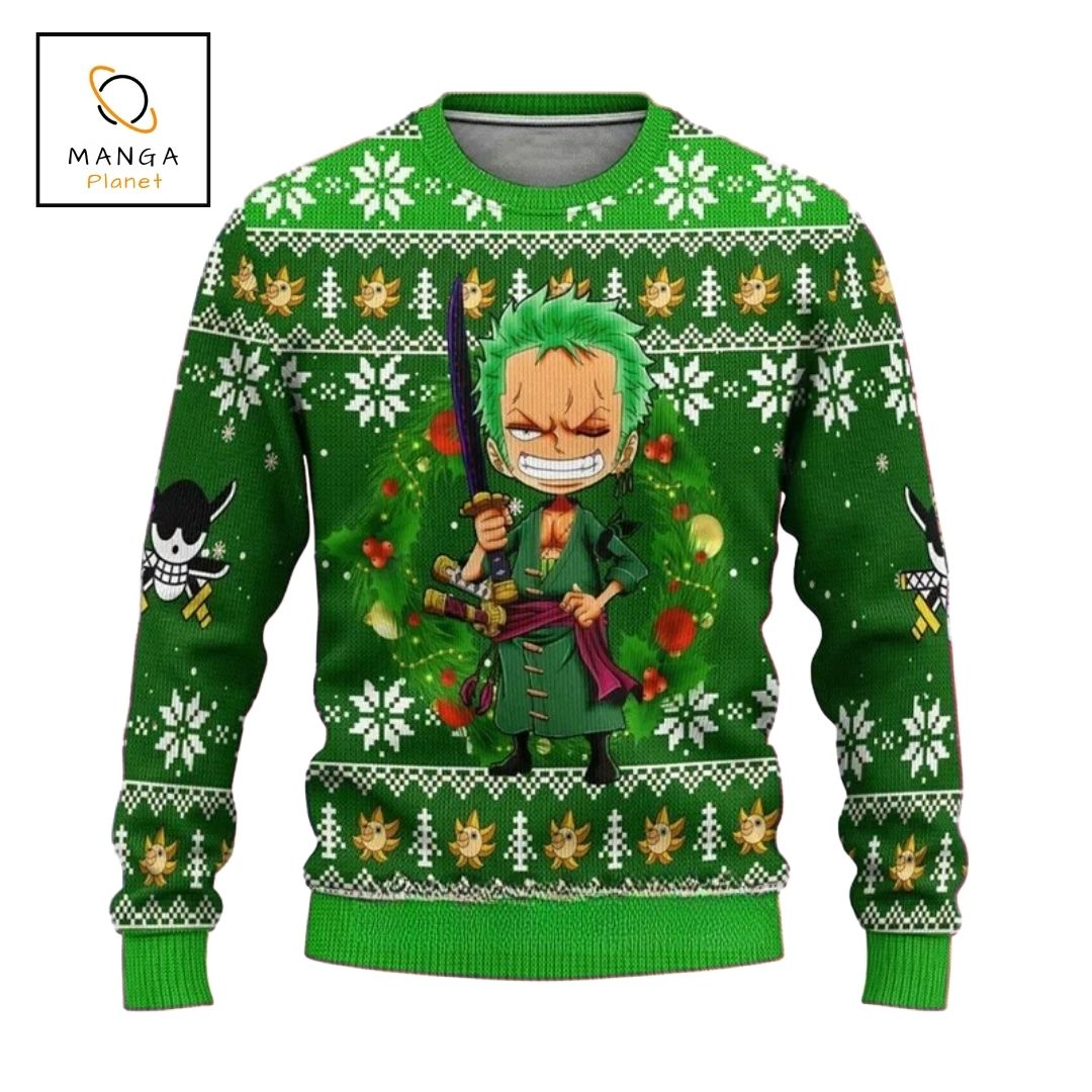 Sweat de noel One Piece- Zoro